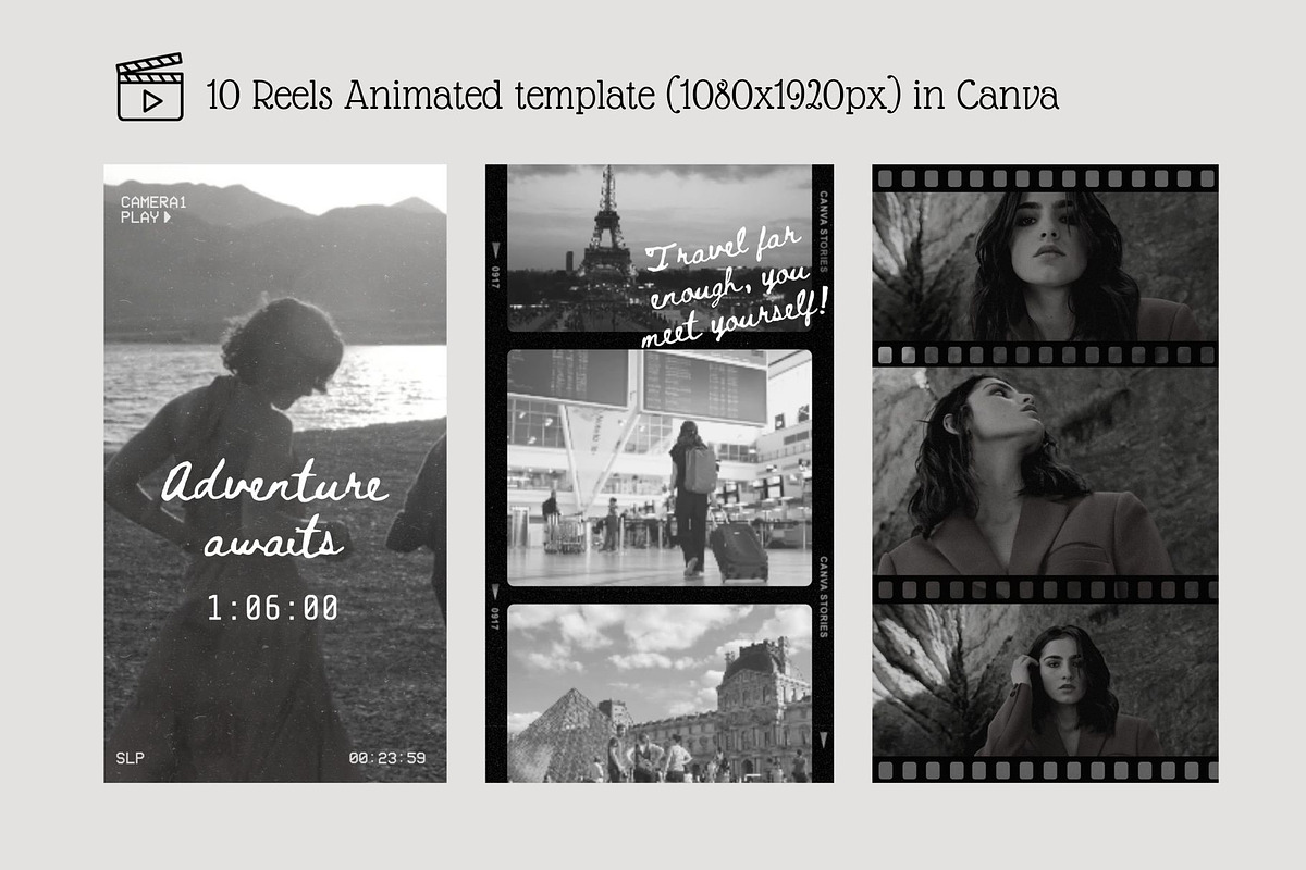 French traveler Canva templates, a Social Media Template by Visual Animal (Photo 10 of 11)
