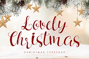 Lovely Christmas is script font, a Script Font by Brown Cupple (Thumbnail 1 of 12)