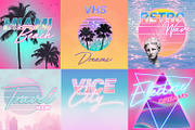 Miami Print Aesthetic PS Styles, a Layer Style Add-On by Photohacklovers (Thumbnail 2 of 11)