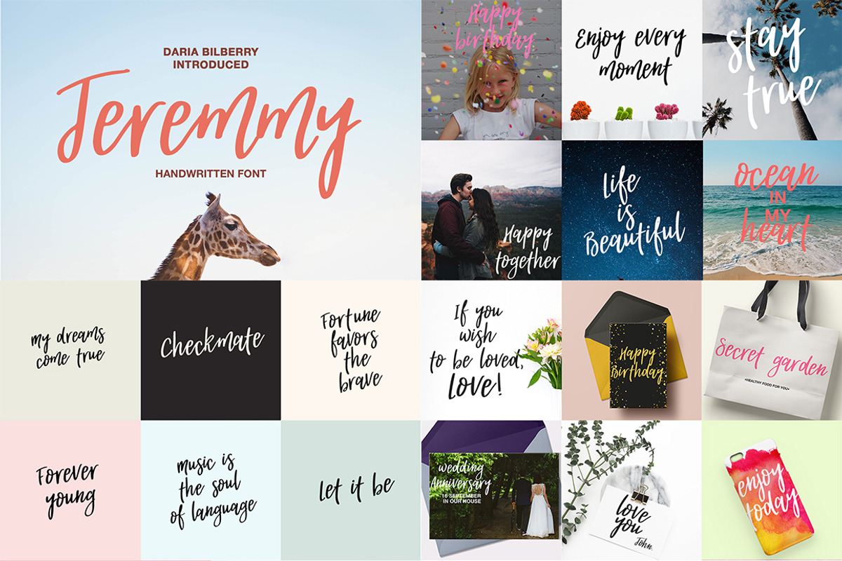 Handwritten Font Bundle super sale!, a Handwritten Font by BilberryCreates (Photo 12 of 22)