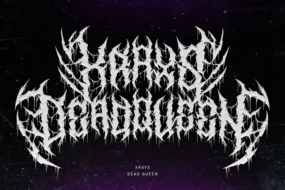 Engaged Mutan | Metal Font, a Blackletter Font by WingBuk (Photo 5 of 13)