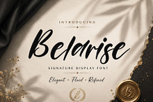 Belarise - Handwritten Script Font