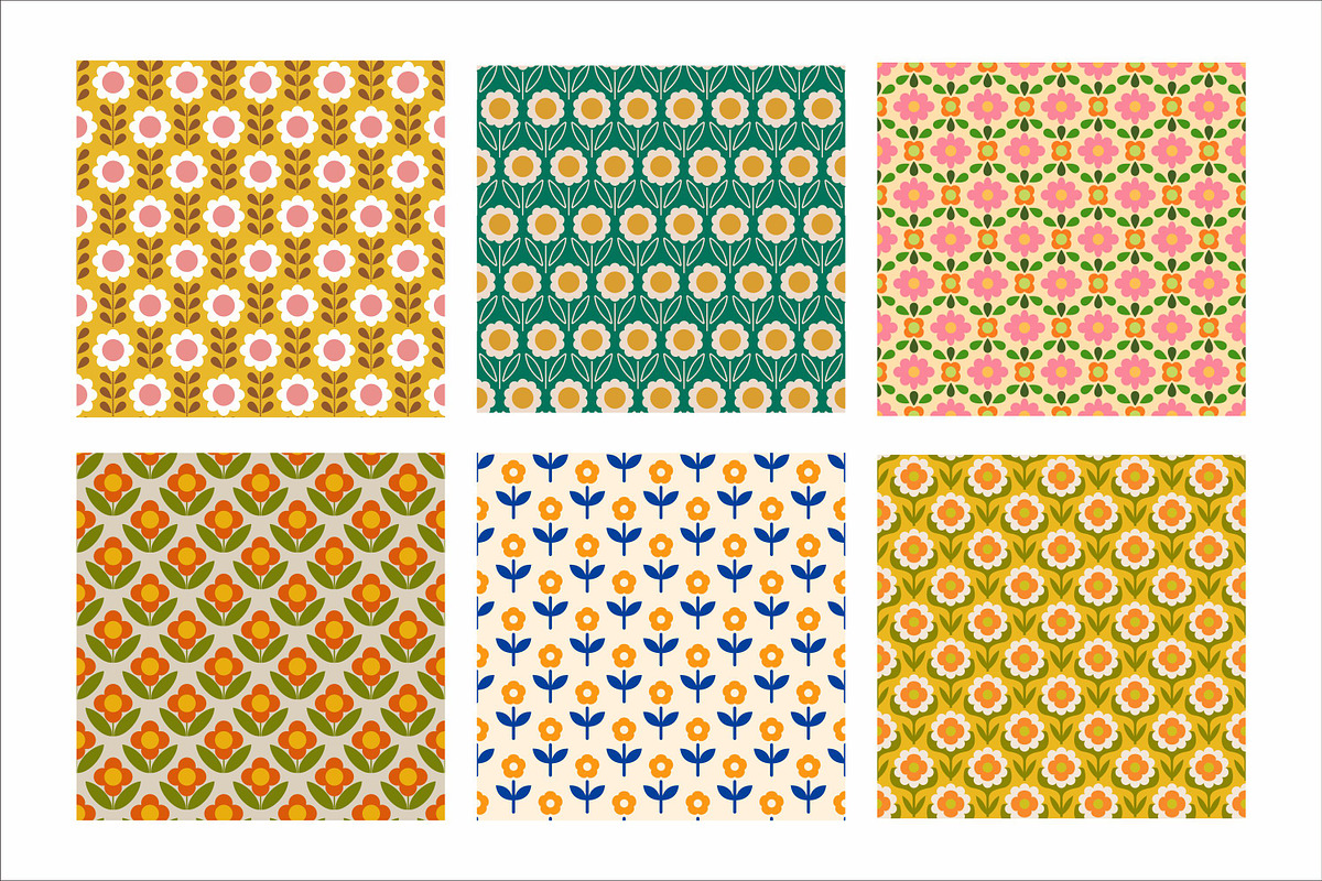 Pack of mixed colorful flower, a Pattern Graphic by Brainware Graphic (Photo 3 of 13)