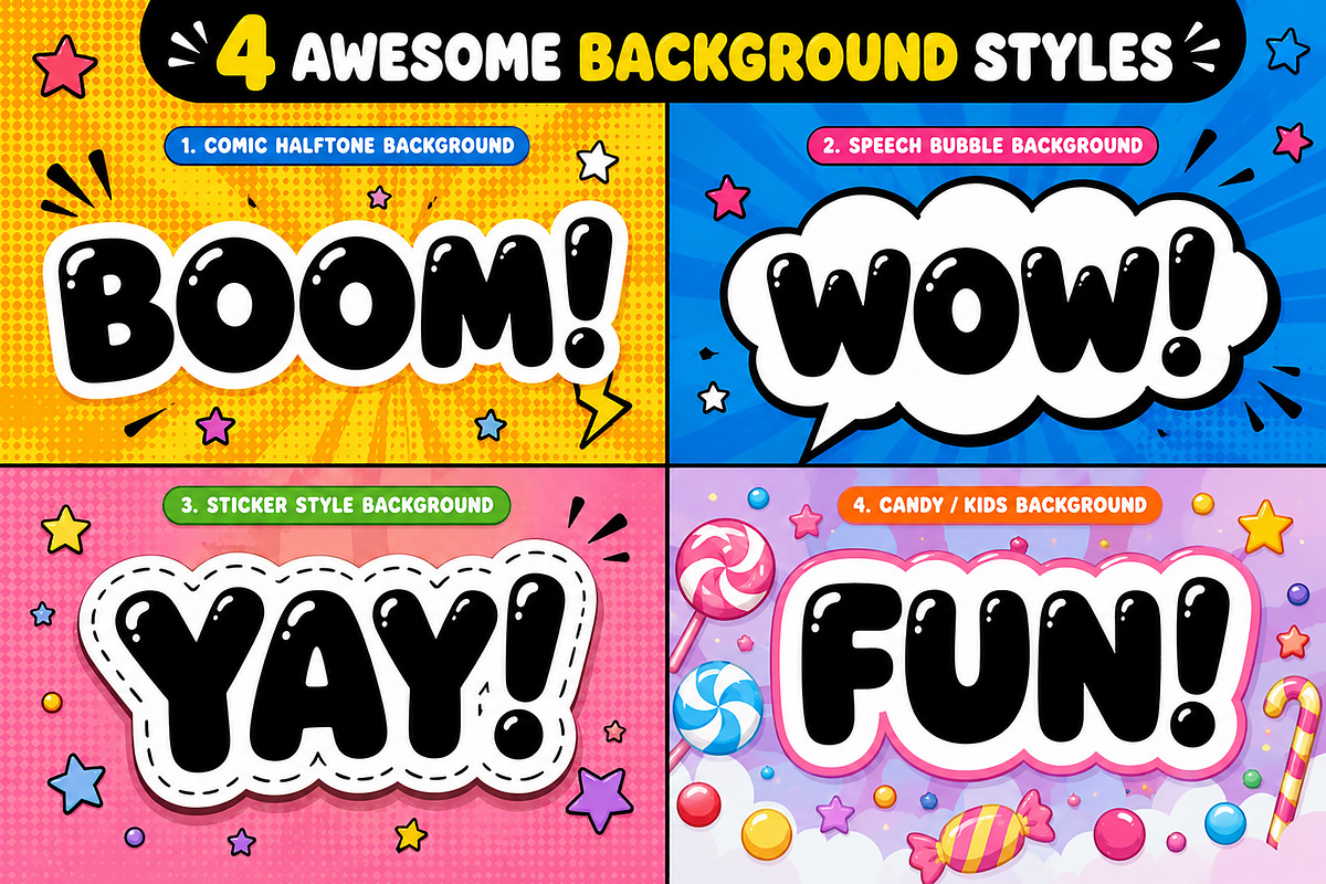 Comic Pop, a Slab Serif Font by Wow Magic (Photo 4 of 7)