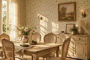 Blushing Honeysuckle Pattern, a Pattern Graphic by dxxb studio (Thumbnail 3 of 3)