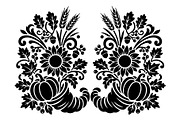 Elegant Floral Pumpkin Cornucopia, an Object Graphic by Gfx_Store (Thumbnail 12 of 16)