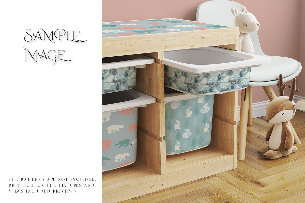 Nursery Ikea Trofast Wrap Mockups, a Product Mockup by mock-ups