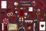 The Amour Club Romantic Collage Pack, an Object Graphic by lerinartstudio (Thumbnail 5 of 9)