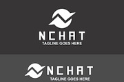 N Chat Logo Template, a Branding & Logo Template by Art Zooted (Thumbnail 2 of 4)