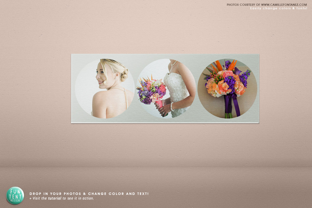 Clean Modern 3 Circles Facebook Time, a Presentation Template by FUN TENT DESIGN