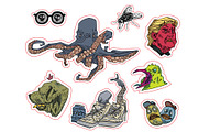 Awful stickers, an Illustration by Volkan Aydemir (Thumbnail 7 of 7)