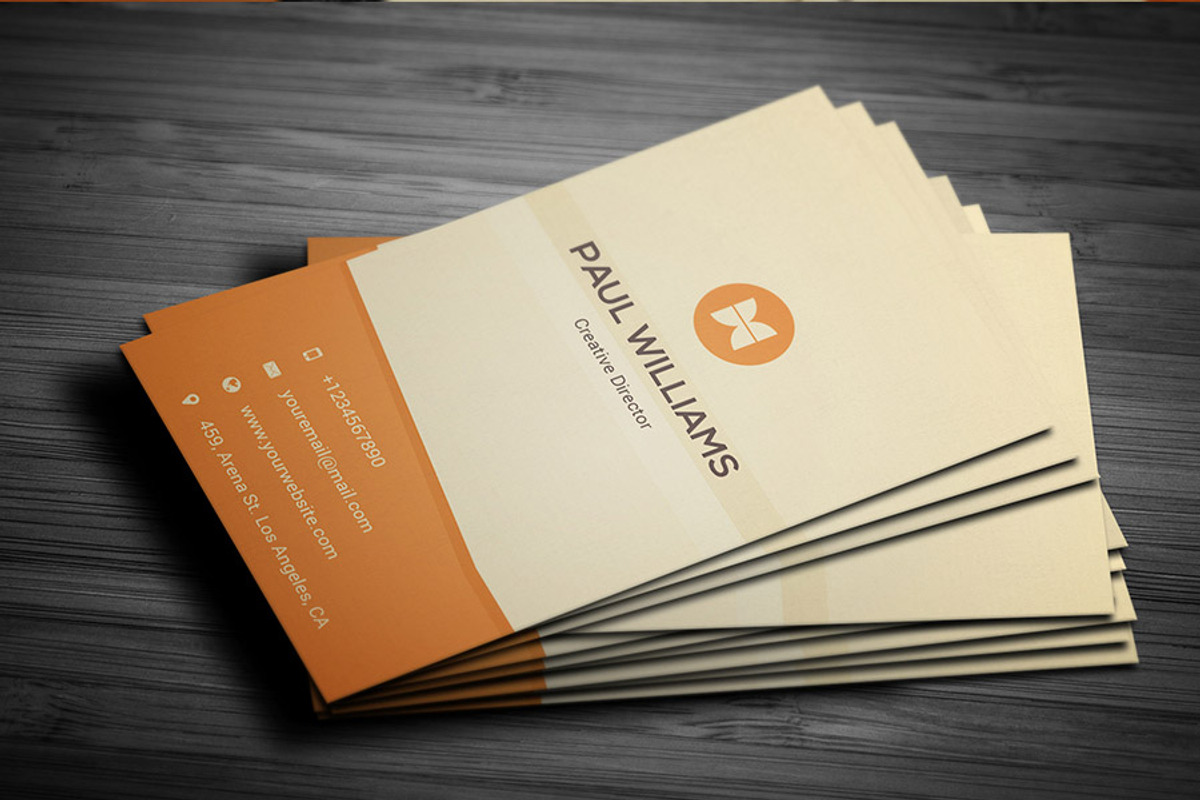 Minimal Corporate Business Card V3, a Business Card Template by PSD Storm (Photo 4 of 5)