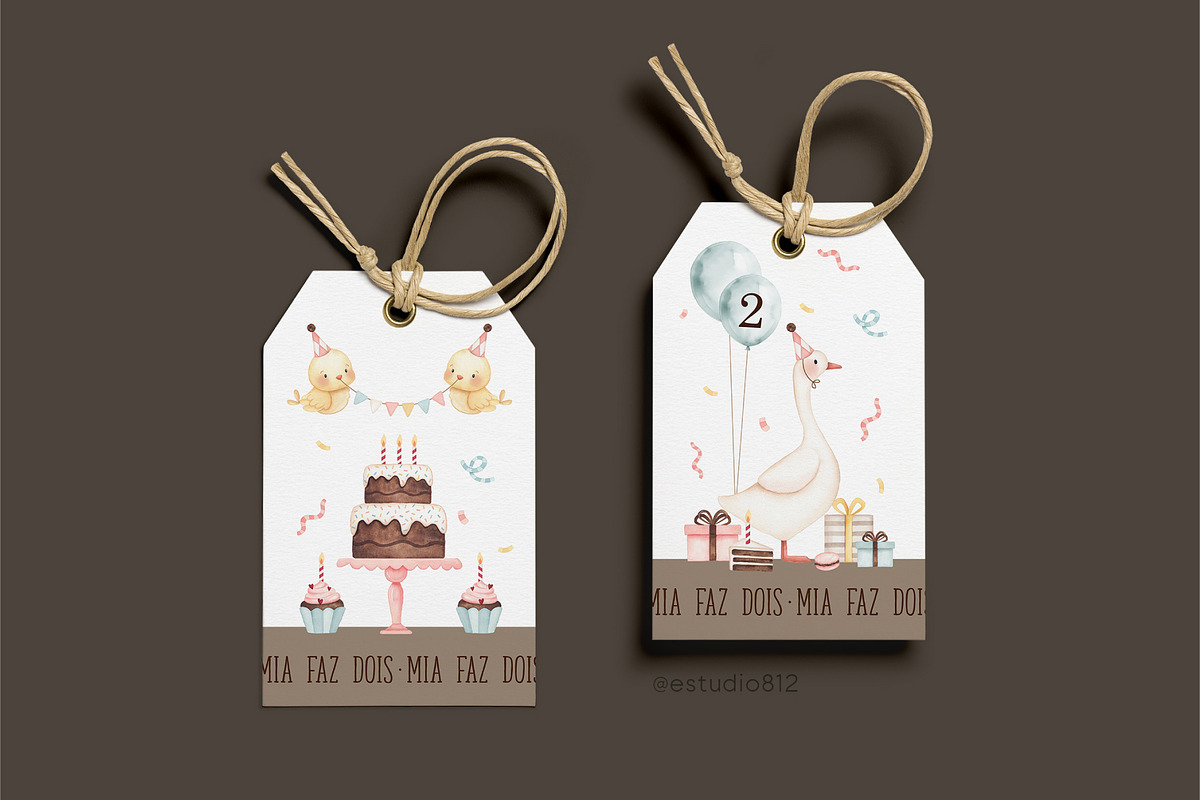 Birthday party, an Animal Illustration by Estudio 812 (Photo 9 of 9)
