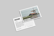 Postcard Mockup - Greeting Card, a Card Template by graphictime (Thumbnail 5 of 14)
