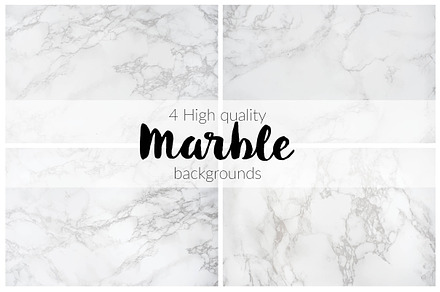BUNDLE: 4 Marble Backgrounds