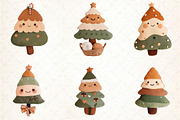 Cozy Christmas Hand-drawn Tree, an Illustration by DreamCafeArt (Thumbnail 3 of 8)