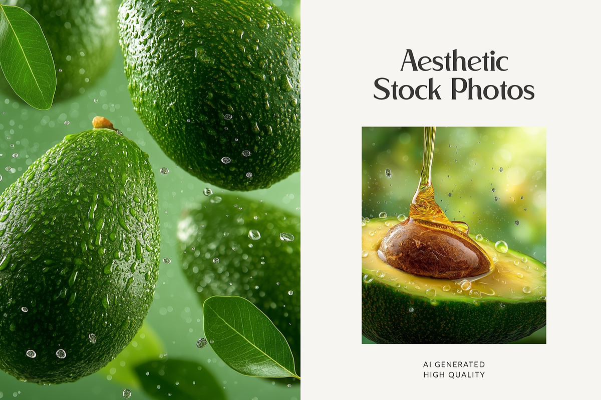 Avacodo Vibes Aesthetic Stock Photos, a Food & Drink Photo by HipFonts (Photo 5 of 12)