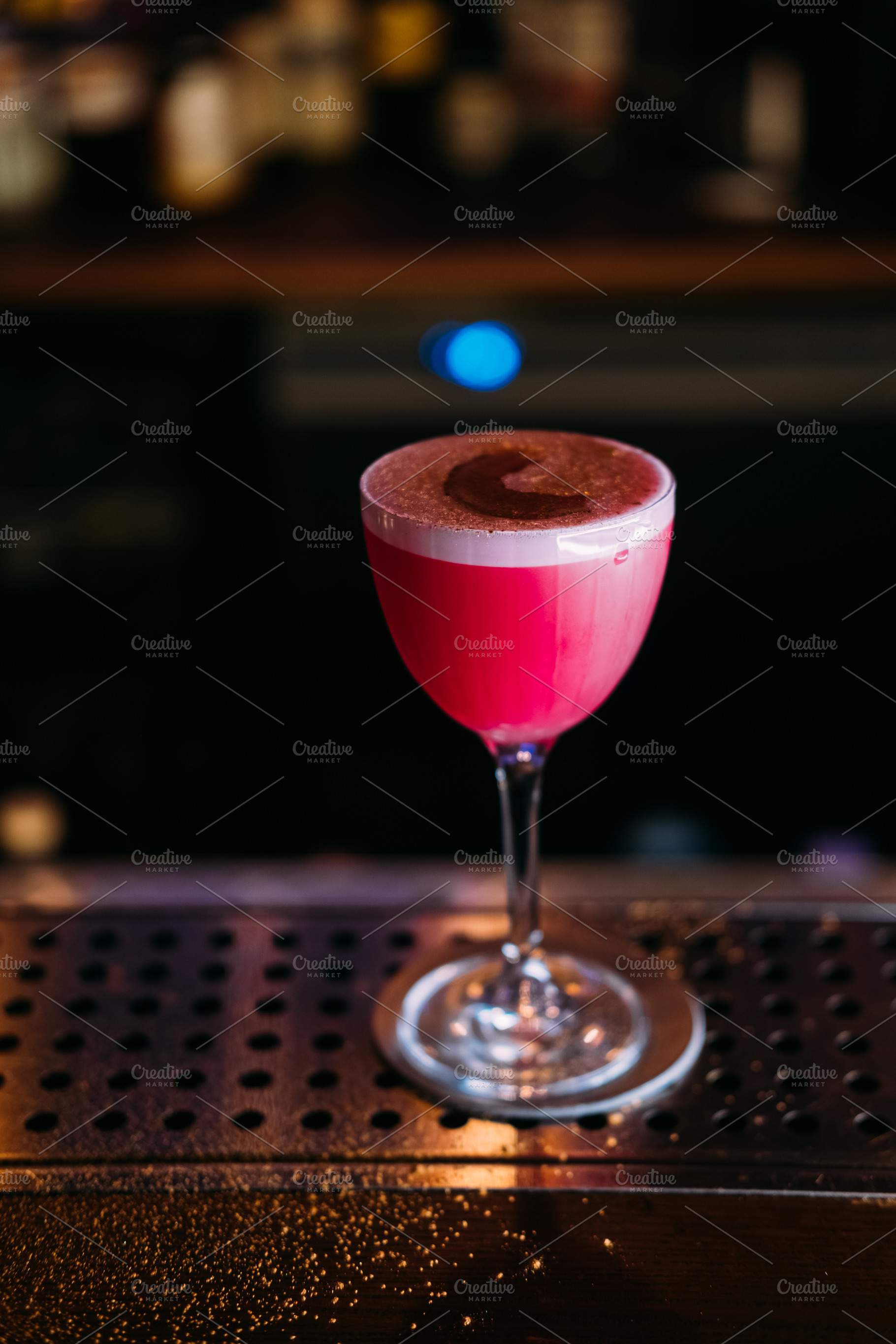 Bar drink alcoholic mix night wineglass recipe, a Food & Drink Photo by Photo Drive Studio