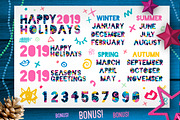 2019 New Year Christmas White Bundle, a Templates & Theme by Iraida_Bearlala (Thumbnail 5 of 7)