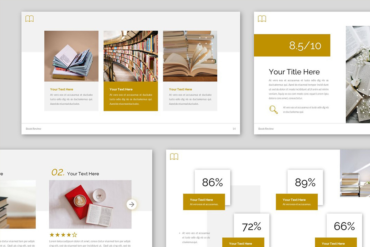 Bookstar Book Review Google Slides, a Presentation Template by Robs Daily Design (Photo 5 of 8)
