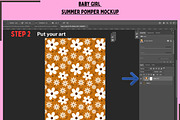 Baby Girl Summer Romper Mockuup, a Hoody Mockup by Nora Gad (Thumbnail 4 of 22)
