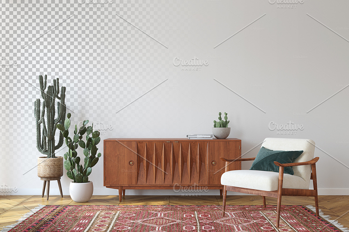 BOHEMIAN HOME Wall&Frame Mockups, a Poster Template by MyHomeMockups (Photo 3 of 12)