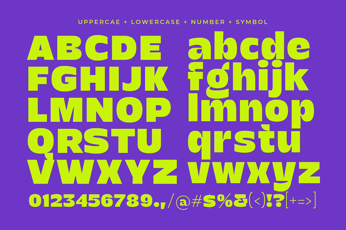 Gatore - Bold Display, a Sans Serif Font by Get Studio (Photo 3 of 16)