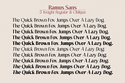 Ramus Sans - Simple Clean Font, a Sans Serif Font by Sign Studio (Thumbnail 3 of 11)