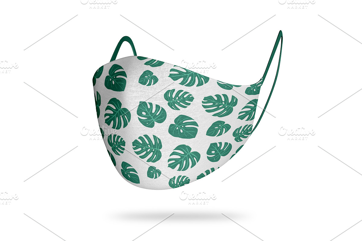 Face mask realistic mockup, a Mask Mockup by Radmila (Photo 5 of 6)