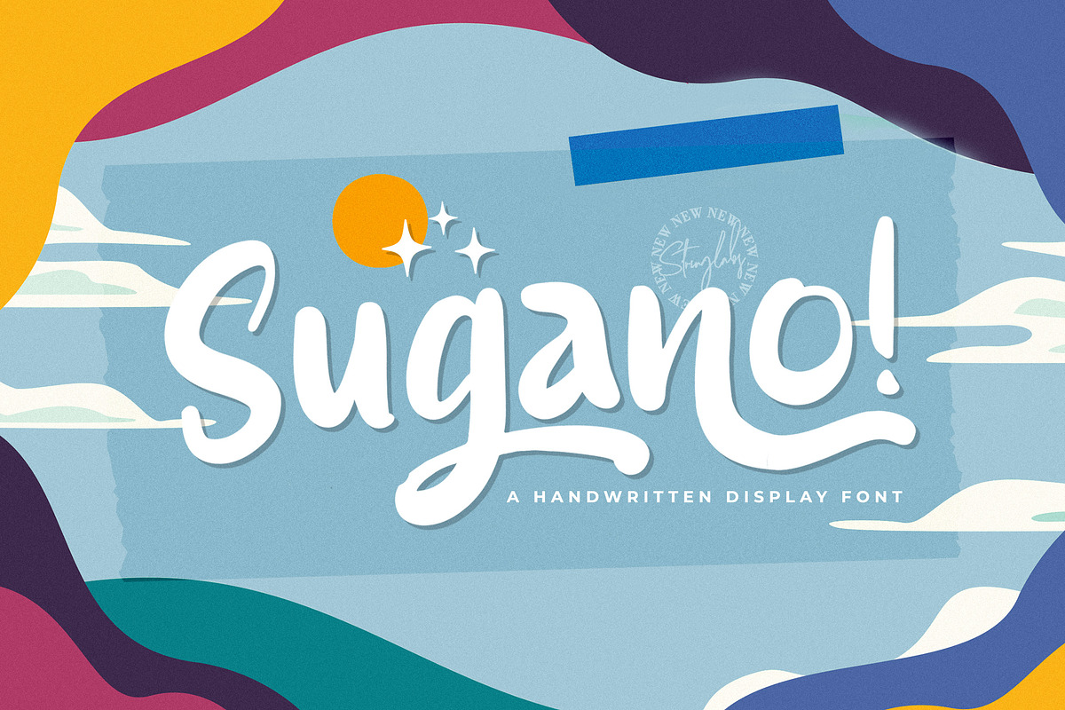 Sugano - Handwritten Font, a Script Font by StringLabs (Photo 1 of 14)