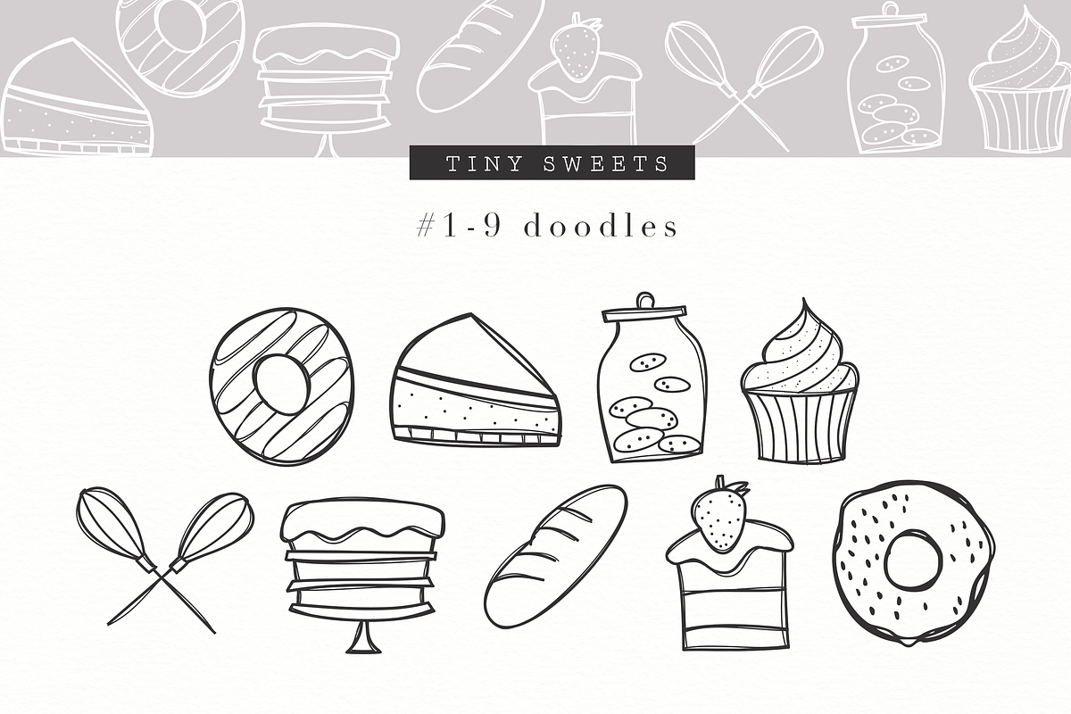 The Bakery - Serif and Doodle Font preview 7