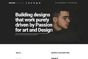Richard - CV Resume HTML Website, a HTML Template by TemplatesJungle (Thumbnail 3 of 3)