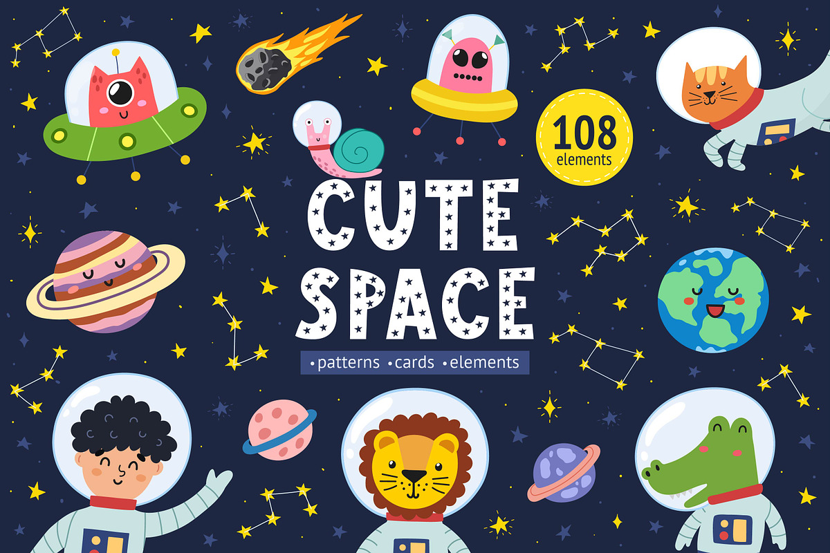 Kids Clipart Mega Bundle, an Education Illustration by Gulnara Sabirova (Photo 2 of 23)