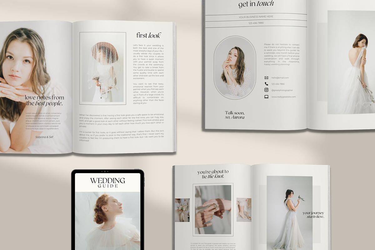 Wedding Photography Client Guide, a Marketing Template by Branding Babe Co. (Photo 7 of 9)