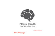 Minimalist Brain Logo Template, a Branding & Logo Template by YUDesignStore (Thumbnail 2 of 9)