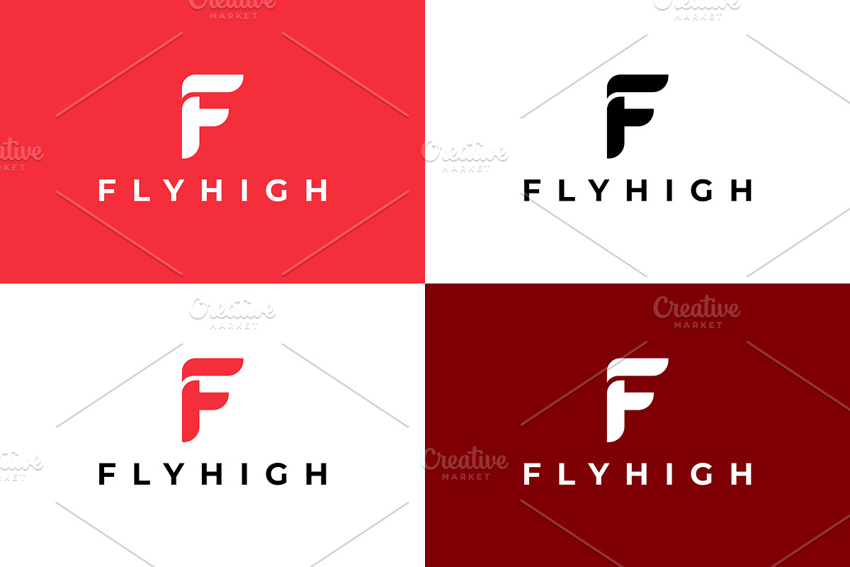 Modern F Letter Logo Design, a Branding & Logo Template by Orin Creative (Photo 2 of 6)