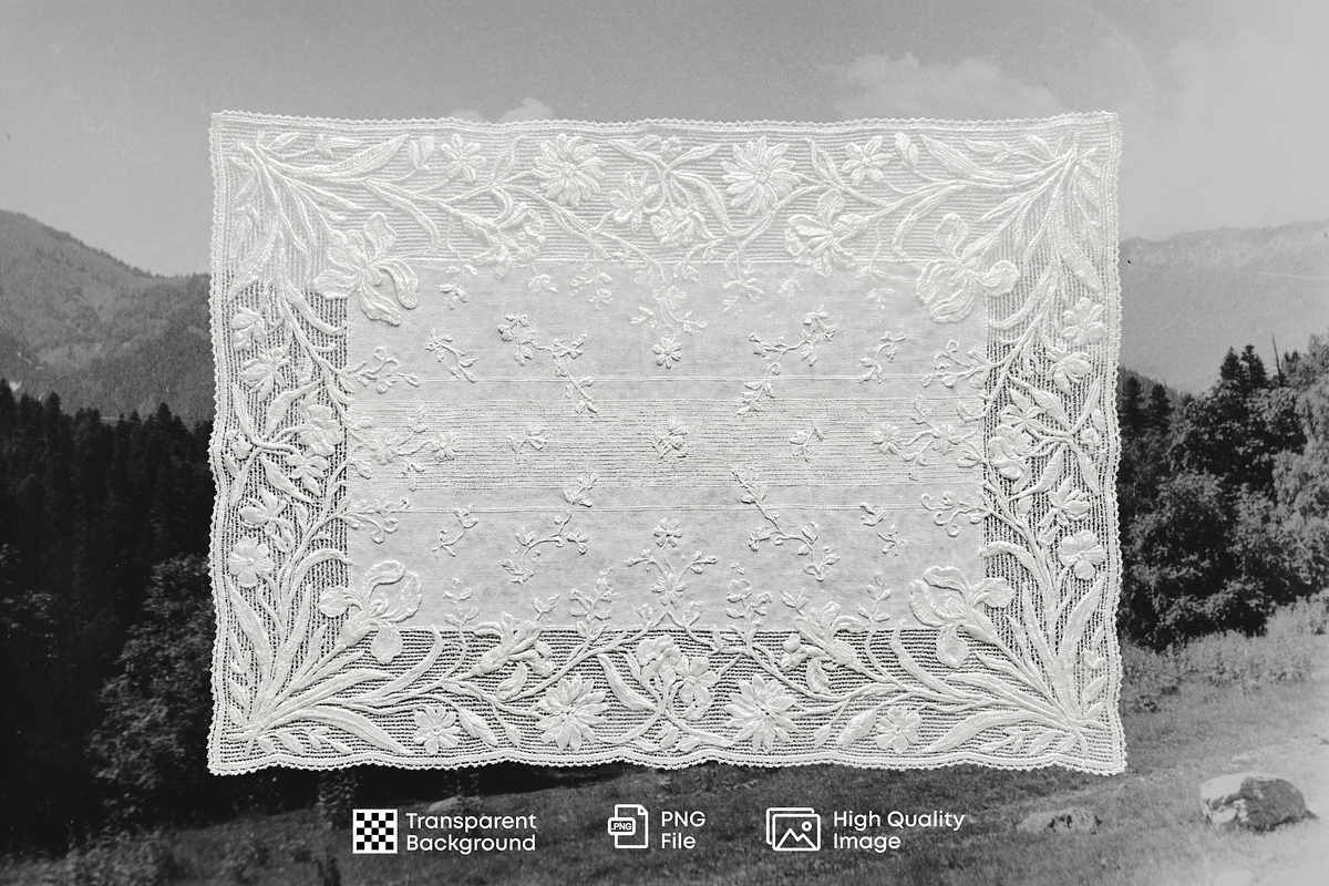 Vintage Lace Pieces Overlays
