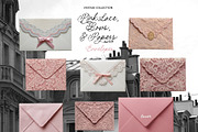 Vintage Pink Lace, Bows & Papers, an Object Graphic by Lana Elanor (Thumbnail 12 of 15)