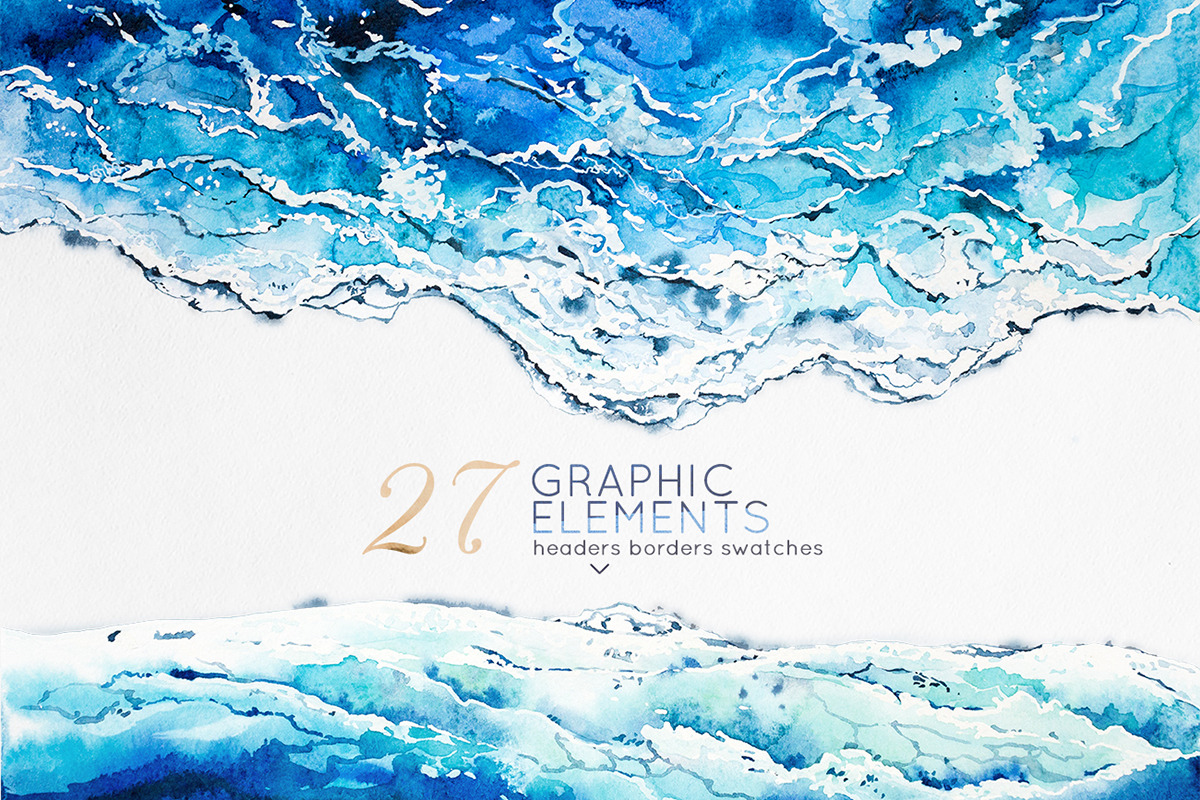 Marine Seaside Nautical set, an Object Graphic by Aquarellina (Photo 9 of 12)