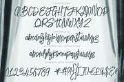 Lucky Fashion Brush Font, a Script Font by Cruzine (Thumbnail 2 of 7)