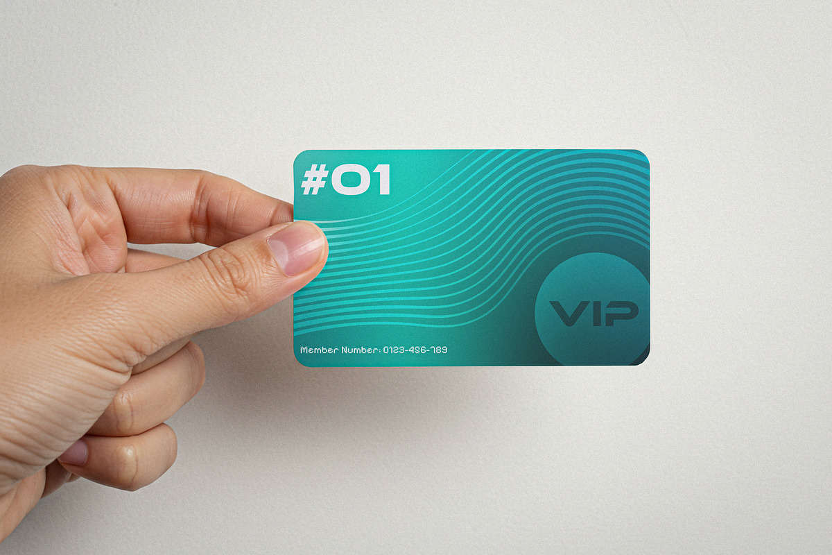 Membership Card Mockup, a Product Mockup by Designer Dude