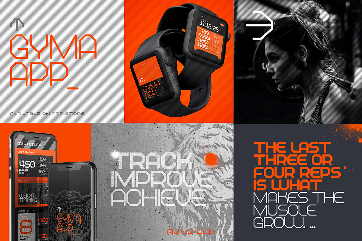 RQND Pro 2 - Type System (20 fonts ), a Sans Serif Font by Tondi Type Studio (Photo 21 of 25)