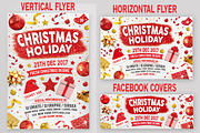 Merry Christmas Flyer, a Flyer Template by Creative  designer (Thumbnail 1 of 8)