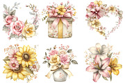 Whimsical Mother's Day Flowers, an Illustration by Designking (Thumbnail 5 of 5)