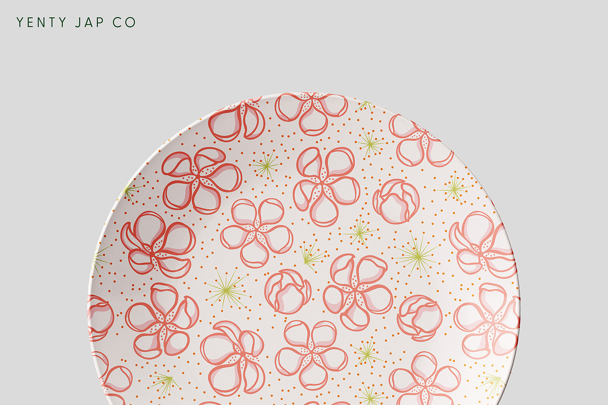 The Cherry Blossom, a Pattern Graphic by YENTY JAP CO (Photo 2 of 5)