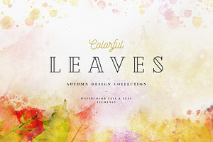 Watercolor Autumn Design