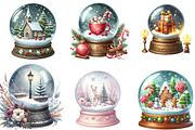 Christmas Snow Globe Sublimation, an Illustration by Designking (Thumbnail 3 of 5)
