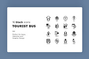 Tourist Bus | 32 Icons Set, an Outline Icon by Marina Silence (Thumbnail 3 of 17)