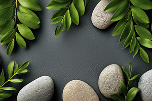 Calming composition of smooth pebble, a Nature Photo by MistyDay