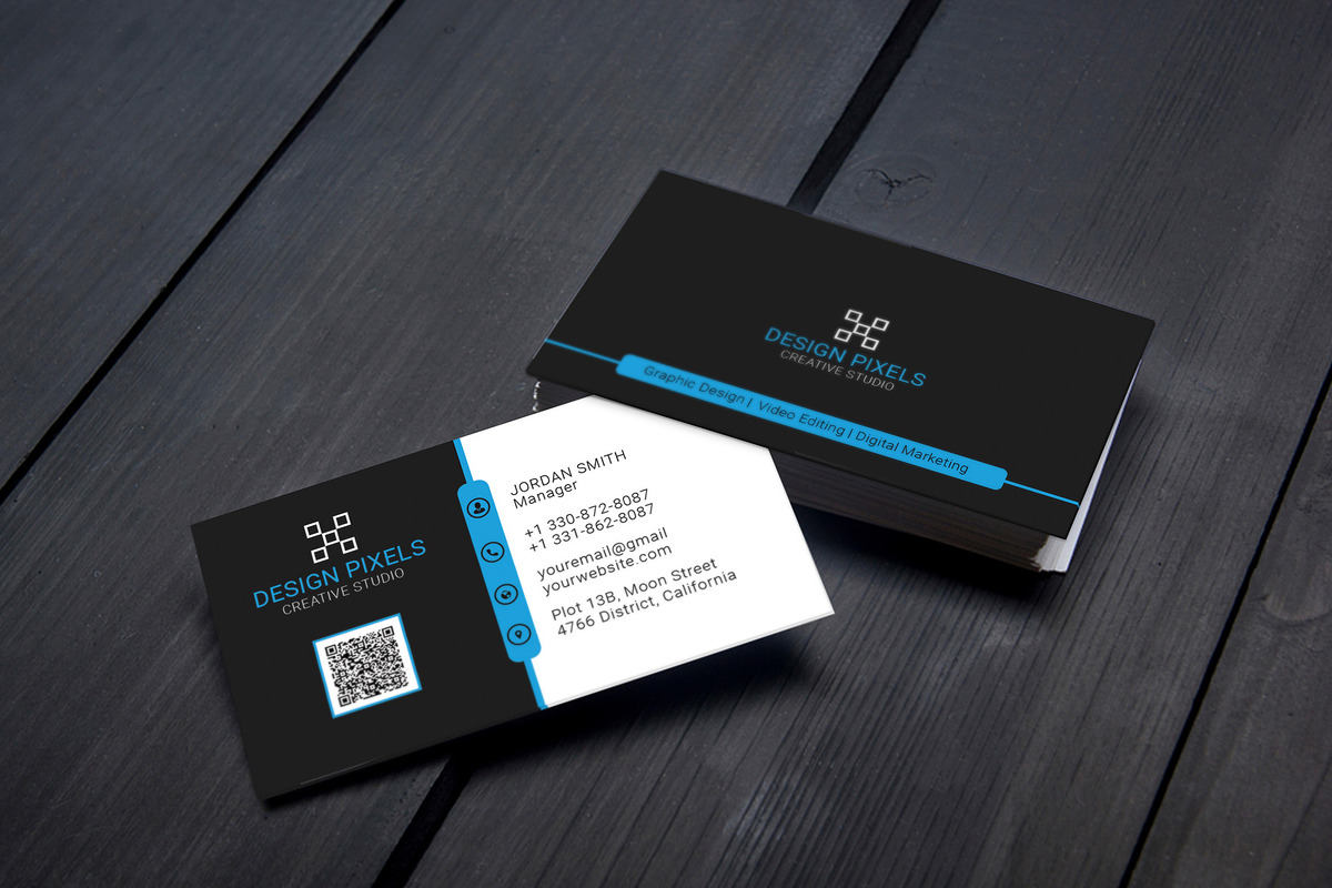 Creative Corporate Business Card, a Business Card Template by Saman Osama (Photo 6 of 6)